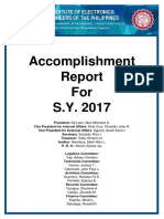 Accomplishment Report 2017