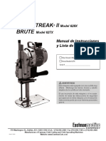 Blue Streak II and Brute Manual Spanish