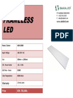 Sakaled Frameless Led 40w