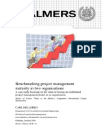 (None) Benchmarking Project Management Maturity in Two Organisations PDF