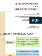 Matriks Eselon