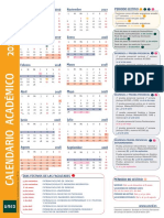 Calendario A4 2017 18