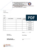 Daftar Hadir Ujian