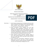Perda No 16 2014 Penataan Dan Pemberdayaan Pedagang Kaki Lima PDF