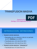 Transfusion Masiva