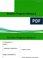 Struktur Program Bahasa C PDF