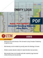 Density Logs: Assoc. Prof. Issham Ismail