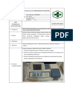 SOP Penggunaan Spektrofotometer
