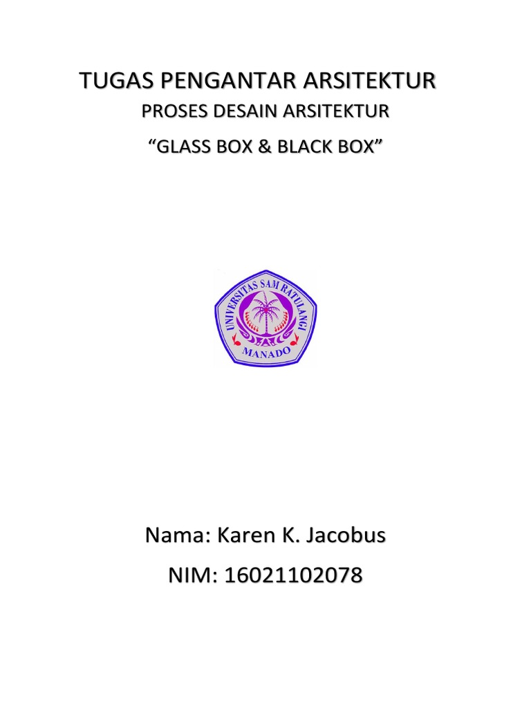 Metode Glass Box dalam Desain Arsitektur | PDF | Seni | Komputer