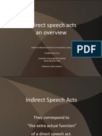 Indirect speech acts Franklin 