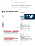 CCNA Security Chapter 1 Exam v1.2 - CCNA v6
