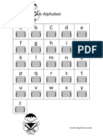 Alphabet Grid To Fill in