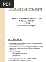 Light Weight Concrete