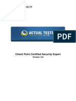 CheckPoint Firewall Questions