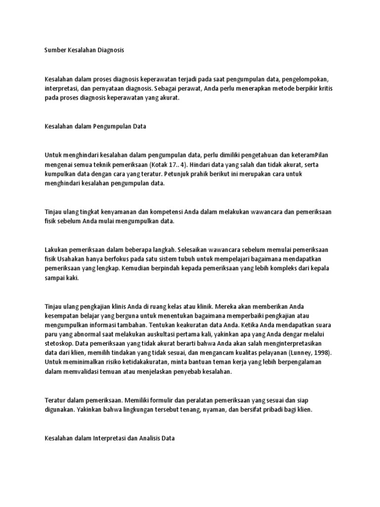 Kesalahan Dan Aplikasi