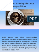 Keracunan Sianida Pada Kasus Wayan Mir