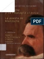 Nietzsche y La Filologia Clasica PDF