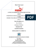 316358336 Study on Marketing Strategies of Puma Shoes