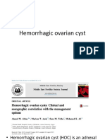 Hemorragic Cyst