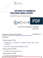 Introduction To Chemical Process Simulators Examples Coco Dwsim Aspen Hysys Free Course