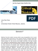 Euthanasia Dan Aspek Dalam Berfikir Kritis