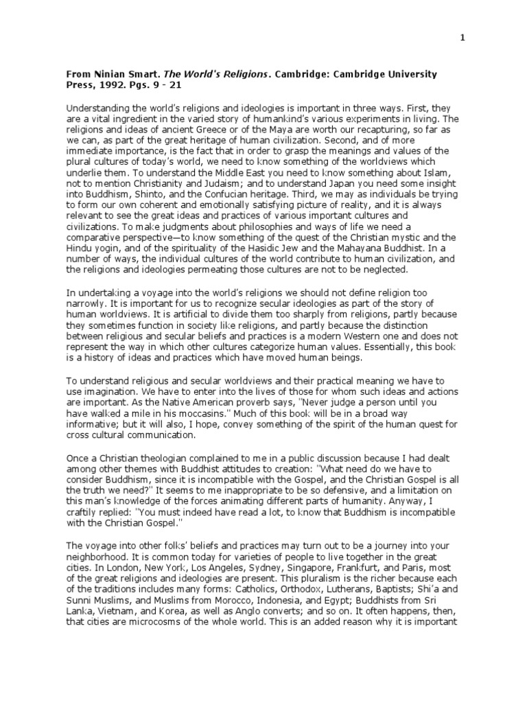 Ninian Smart's Seven Dimensions of Religion | PDF | Eastern Orthodox ...