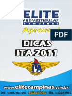 Dicas ITA 2011 Elite Campinas