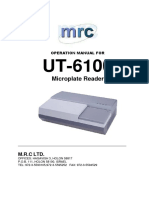 Microplate Reader: M.R.C LTD
