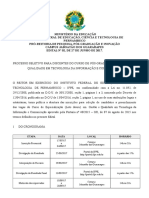 Editalde Seleo Especializaoem Gestoe Qualidadeem TIC2017