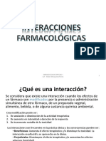 I Unidad-Clase 4-Interacciones Farmacològicas