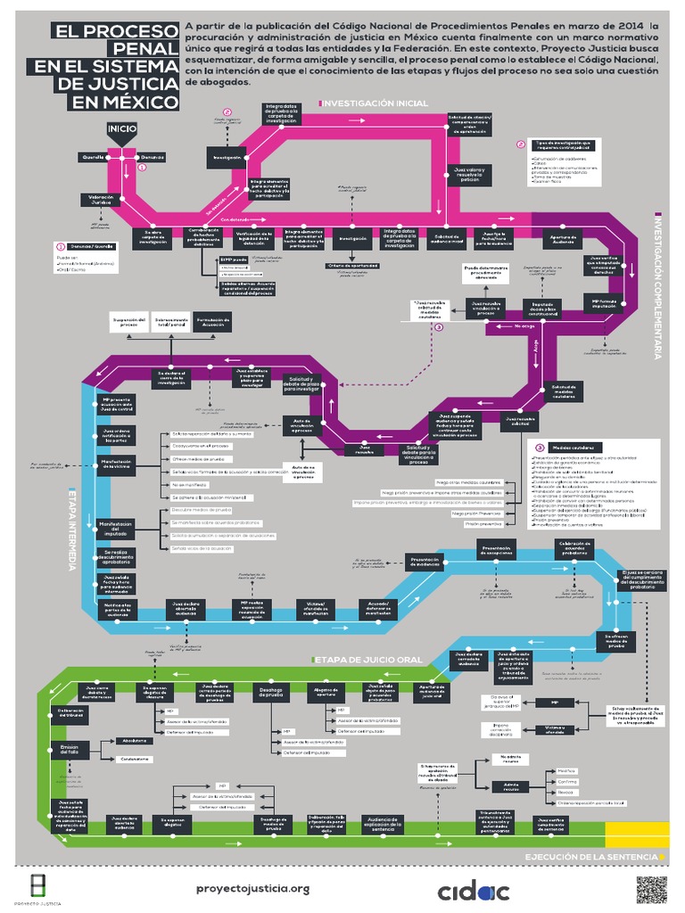 Infograma Del Nuevo Sistema de Justicia Penal | PDF | Evidencia (ley ...