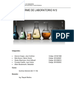 Informe de Laboratorio n2 Química General