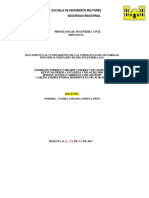 Formato Trabajo Seguridad Industrial Parcial I CORTE I PDF