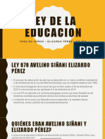 Ley de La Educacion