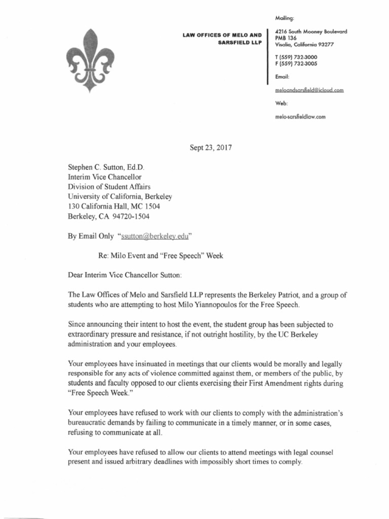 UC Berk Cancel Letter PDF | PDF