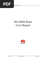 HUAWEI Band User Manual PDF