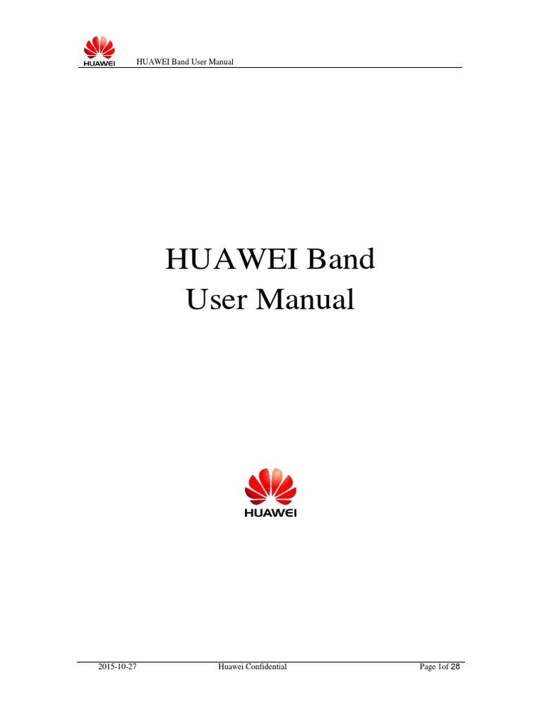HUAWEI Band User Manual Guide | PDF | Mobile App | Android (Operating ...