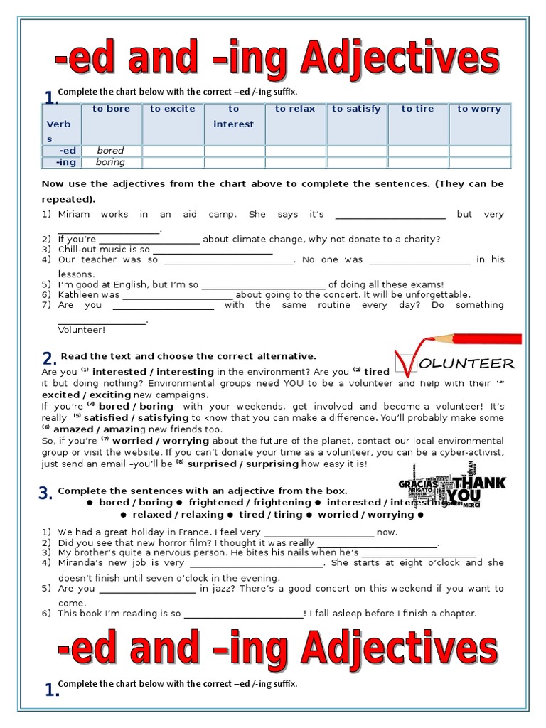 Adjectives Adverbs Worksheets Islcollective