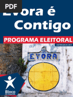 Programa Eleitoral de Bloco de Esquerda - Concelho de Évora