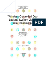 Wireless Controlled Door Locking System Via FM Radio Transmission