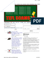 TEFL Scam Alerts For Teachers PDF