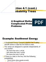 Section 4.1 (Cont.) Probability Trees: A Graphical Method For Complicated Probability Problems