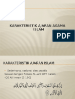 Karakteristik Ajaran Agama Islam