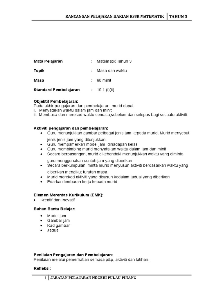 Rph Masa Dan Waktu Pdf