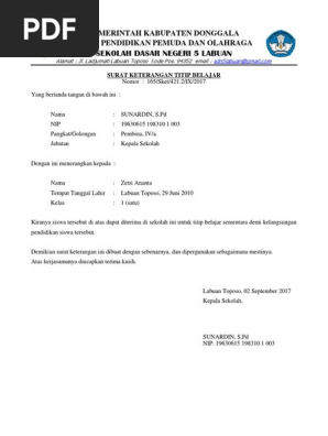 Surat Titip Belajar Docx