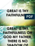 Great is Thy Faithful Ns
