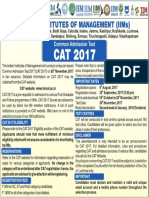 CAT 2017 Advertisement