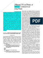 Final Paper - Hassan 2 - Organizational Safety Climate - A Case Study of Comparing Two OSHAS Certified Food Processing Plants (Revised Paper)