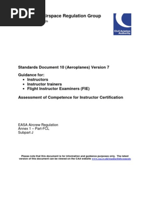 Standards Doc10 Flight Instructor Test Assessment - 