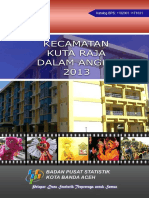 Kecamatan 031 Kutaraja Dalam Angka 2013